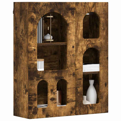 Armadio pensile Rovere fumÃ© 59 x 20 x 71.5 cm Legno multistrato