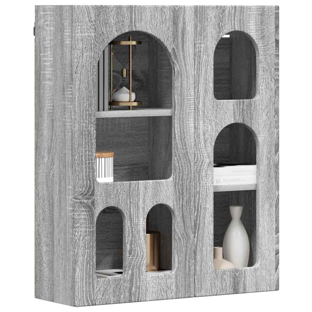 Armadio pensile con lo scaffale Grigio Sonoma 59 x 20 x 71.5 cm