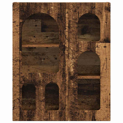 Armadio pensile con lo scaffale Legno vecchio 59 x 20 x 71.5 cm