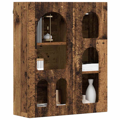 Armadio pensile con lo scaffale Legno vecchio 59 x 20 x 71.5 cm