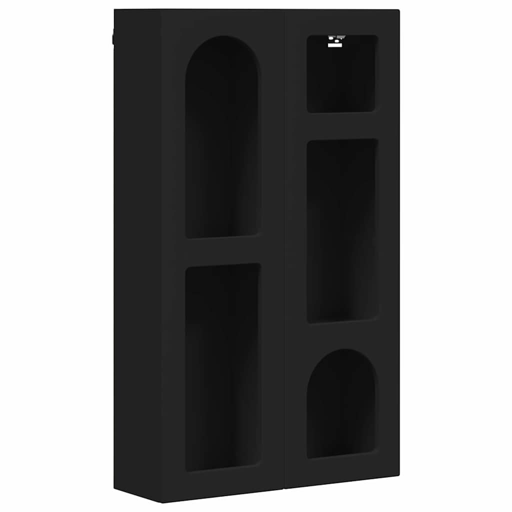 Armadio pensile Nero 59 x 20 x 100 cm Legno multistrato