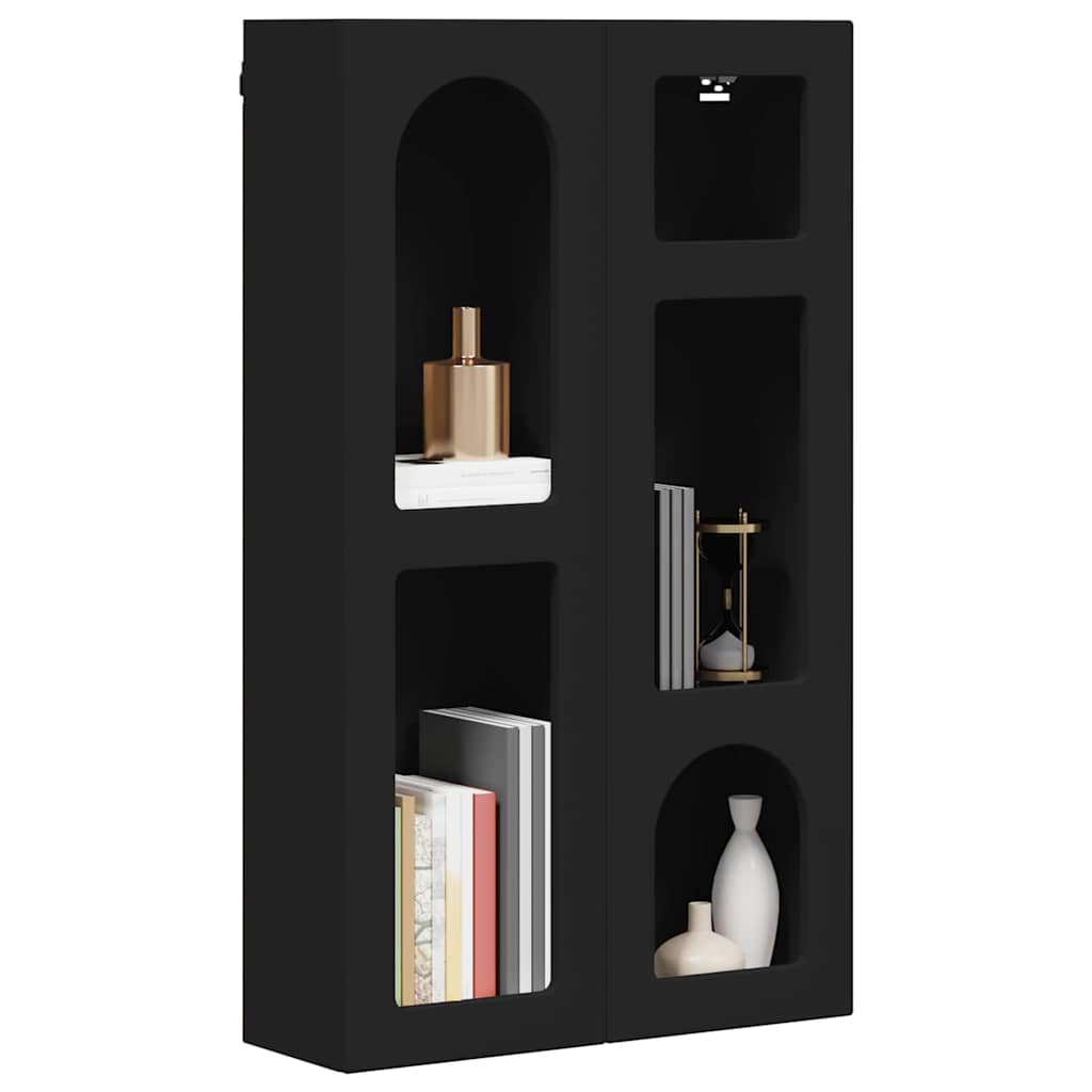 Armadio pensile Nero 59 x 20 x 100 cm Legno multistrato