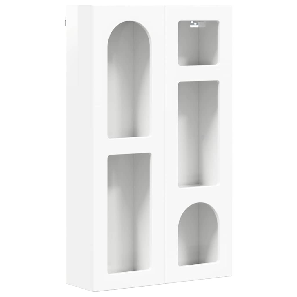 Armadio pensile con lo scaffale Bianco Lucido 59 x 20 x 100 cm