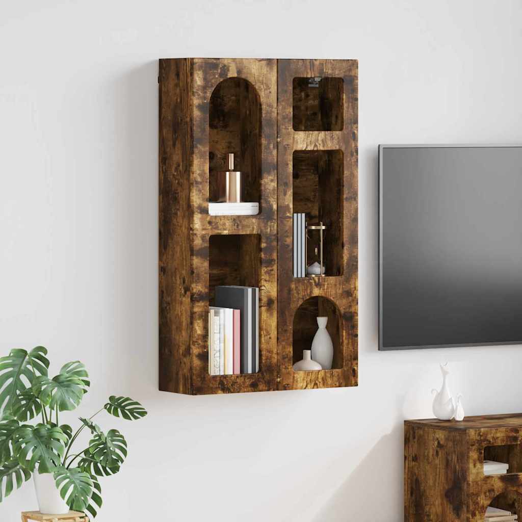 Armadio pensile Rovere fumÃ© 59 x 20 x 100 cm Legno multistrato