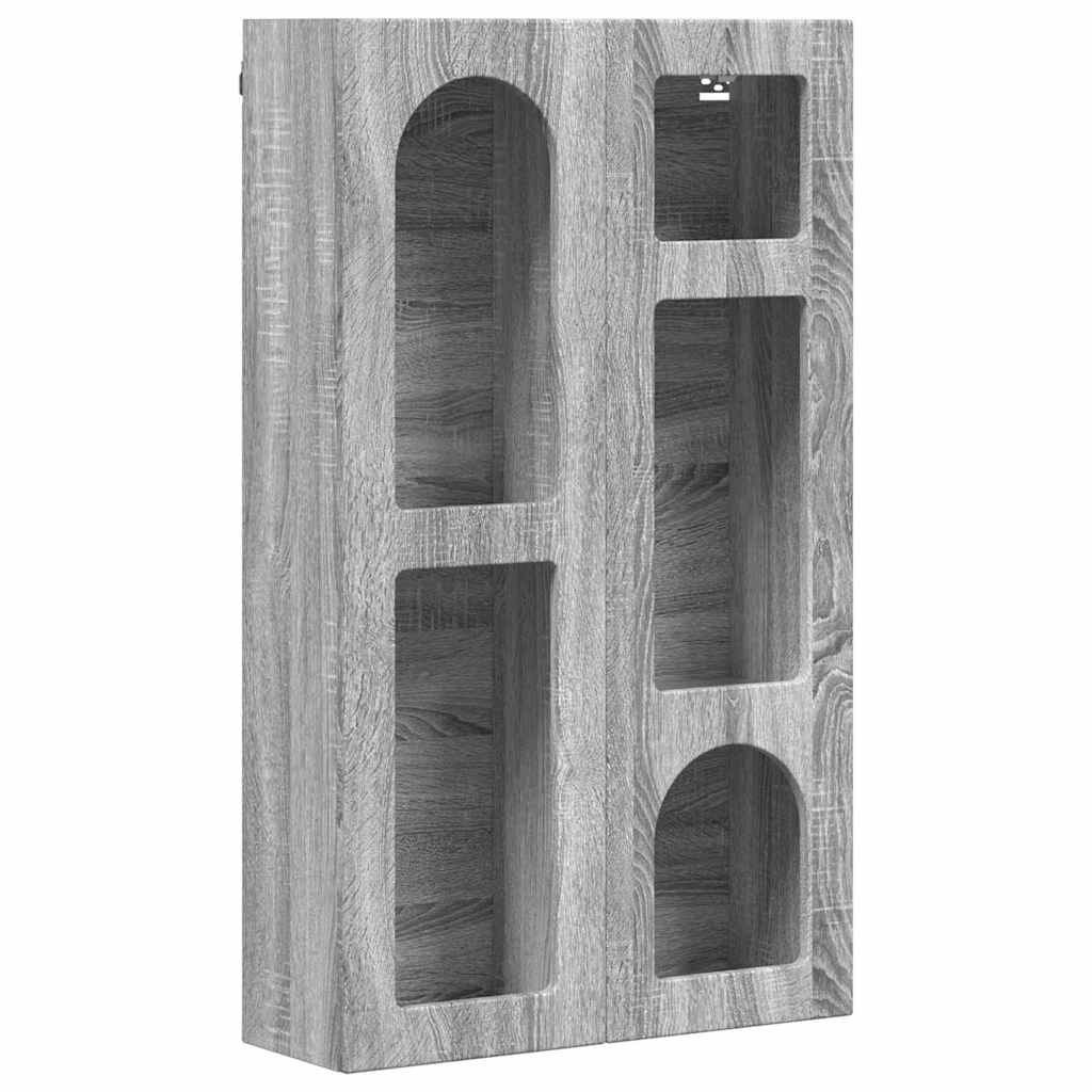 Armadio pensile con lo scaffale Grigio Sonoma 59 x 20 x 100 cm