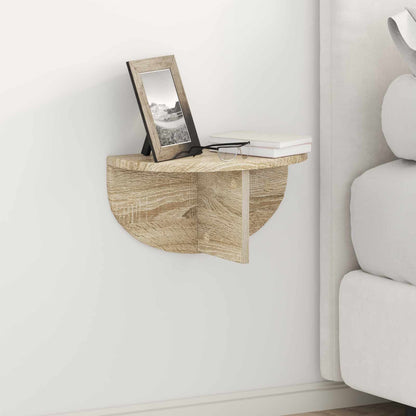 Scaffale da parete 2 pcs Rovere Sonoma 38 x 19 x 19 cm