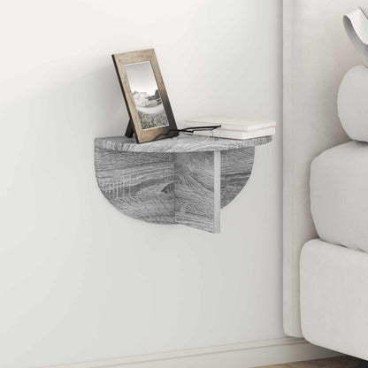 Scaffale da parete 2 pcs Grigio Sonoma 38 x 19 x 19 cm