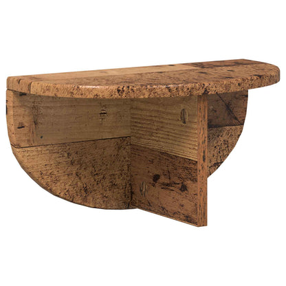 Scaffale da parete 2 pcs Legno vecchio 38 x 19 x 19 cm