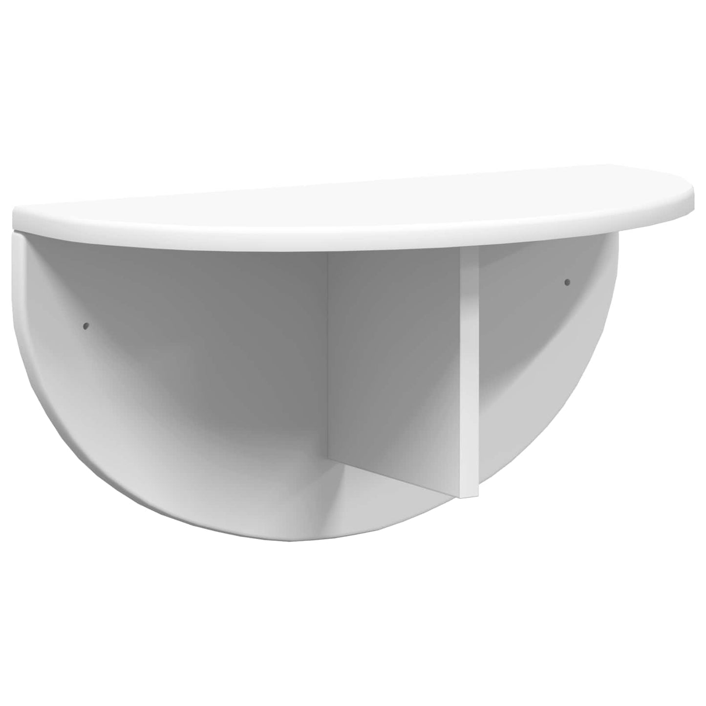 Scaffale da parete 2 pcs Bianco 48 x 24 x 24 cm