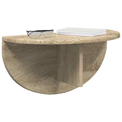 Scaffale da parete 2 pcs Rovere Sonoma 48 x 24 x 24 cm