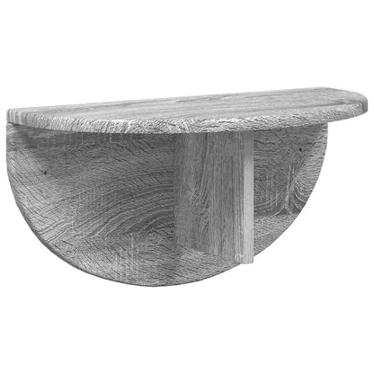Scaffale da parete 2 pcs Grigio Sonoma 48 x 24 x 24 cm