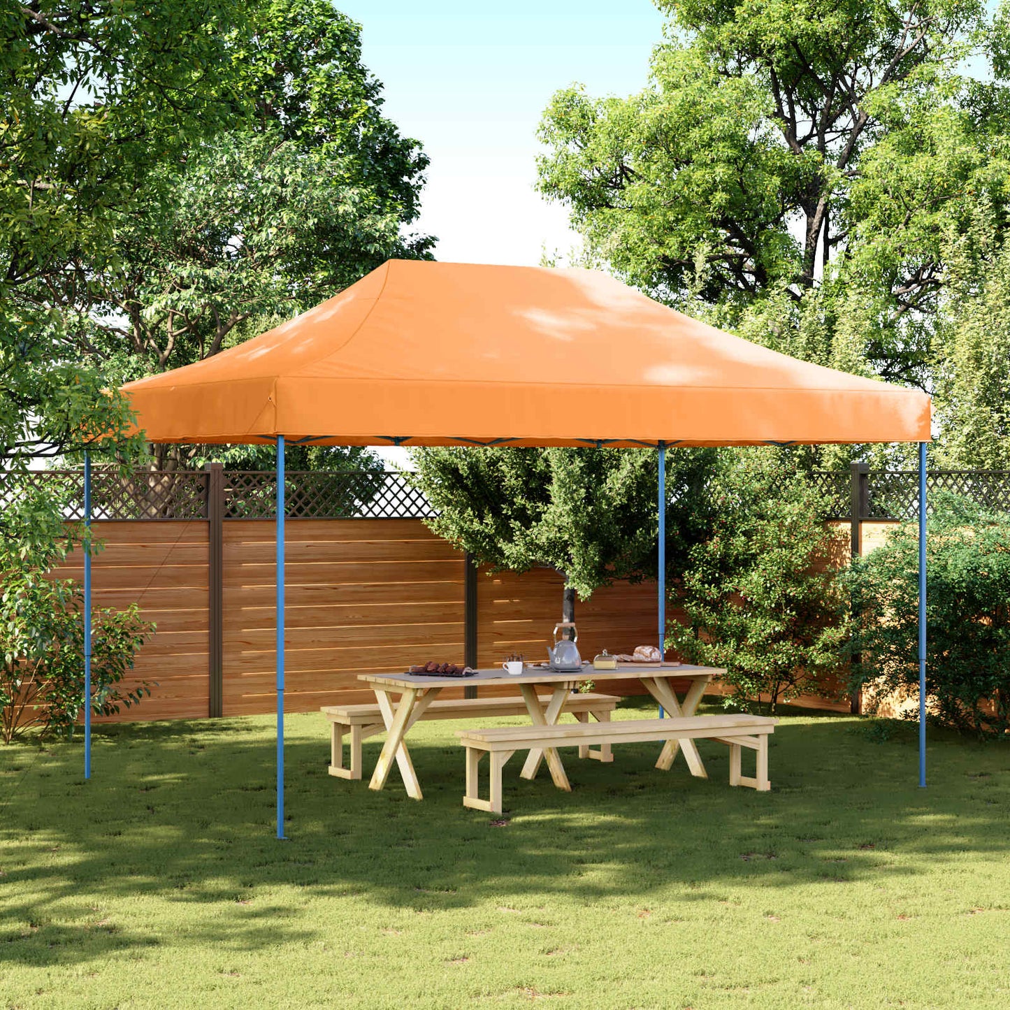 Tenda Party Arancione 292 x 440 x 315 cm Tessuto Oxford