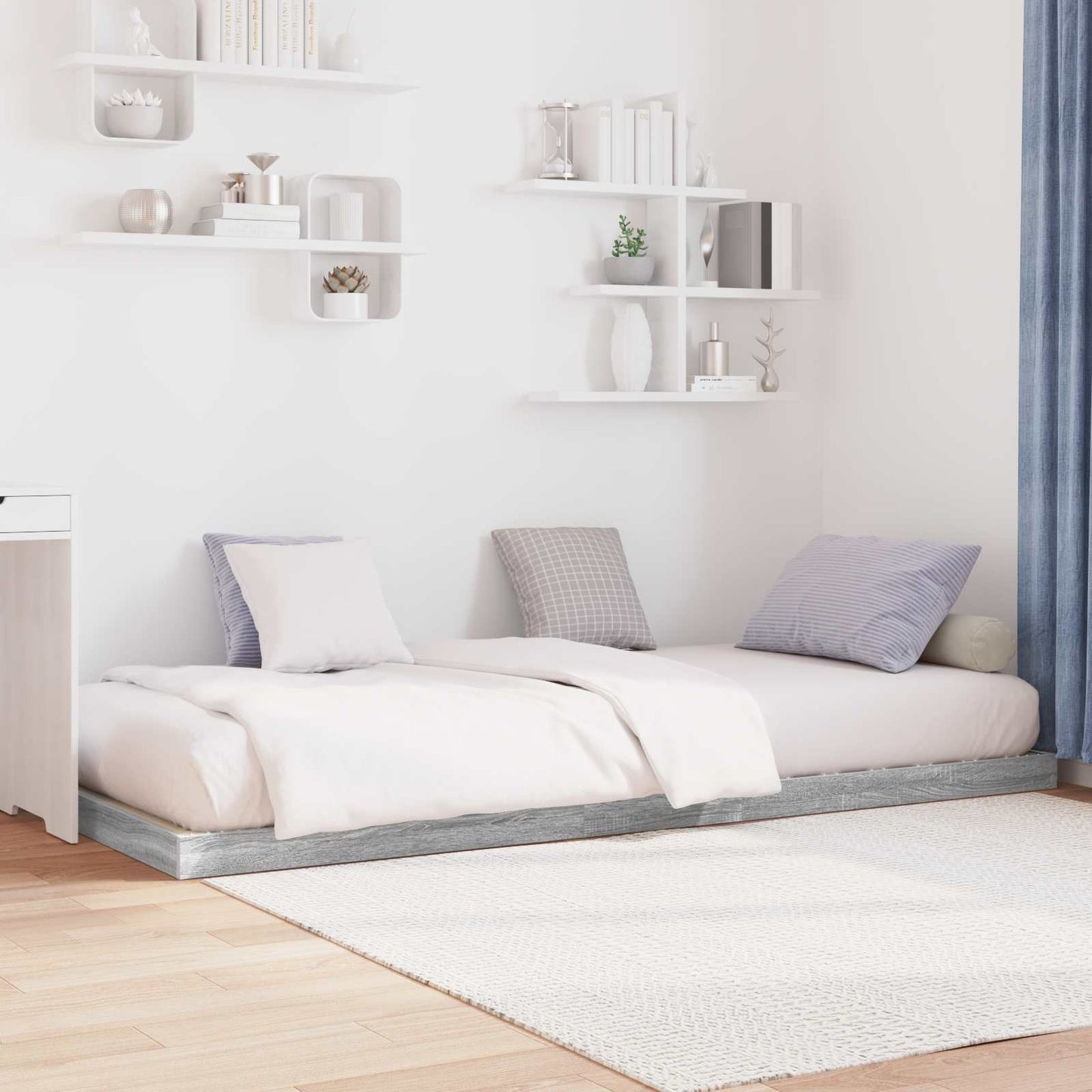 Struttura letto a terra Sonoma 75 x 190 cm Legno multistrato