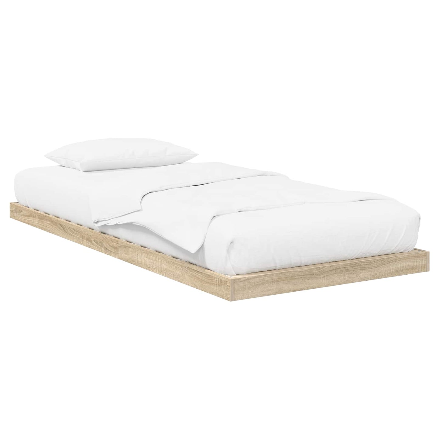 Struttura letto a terra Sonoma 80 x 200 cm Legno multistrato