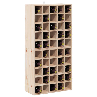 Portabottiglie 2 pcs Naturale 56 x 25 x 56 cm Pino massello