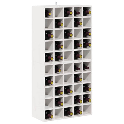 Portabottiglie 2 pcs Bianco 56 x 25 x 56 cm Pino massello