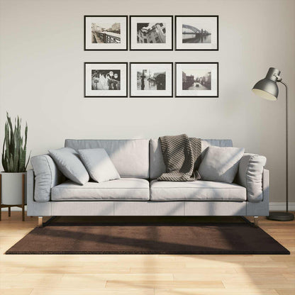 Tappeti per area HUARTE Marrone 150 x 80 cm Poliestere