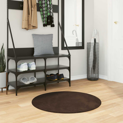 Tappeti per area Rotondo HUARTE Marrone Ã˜ 80 CM Poliestere