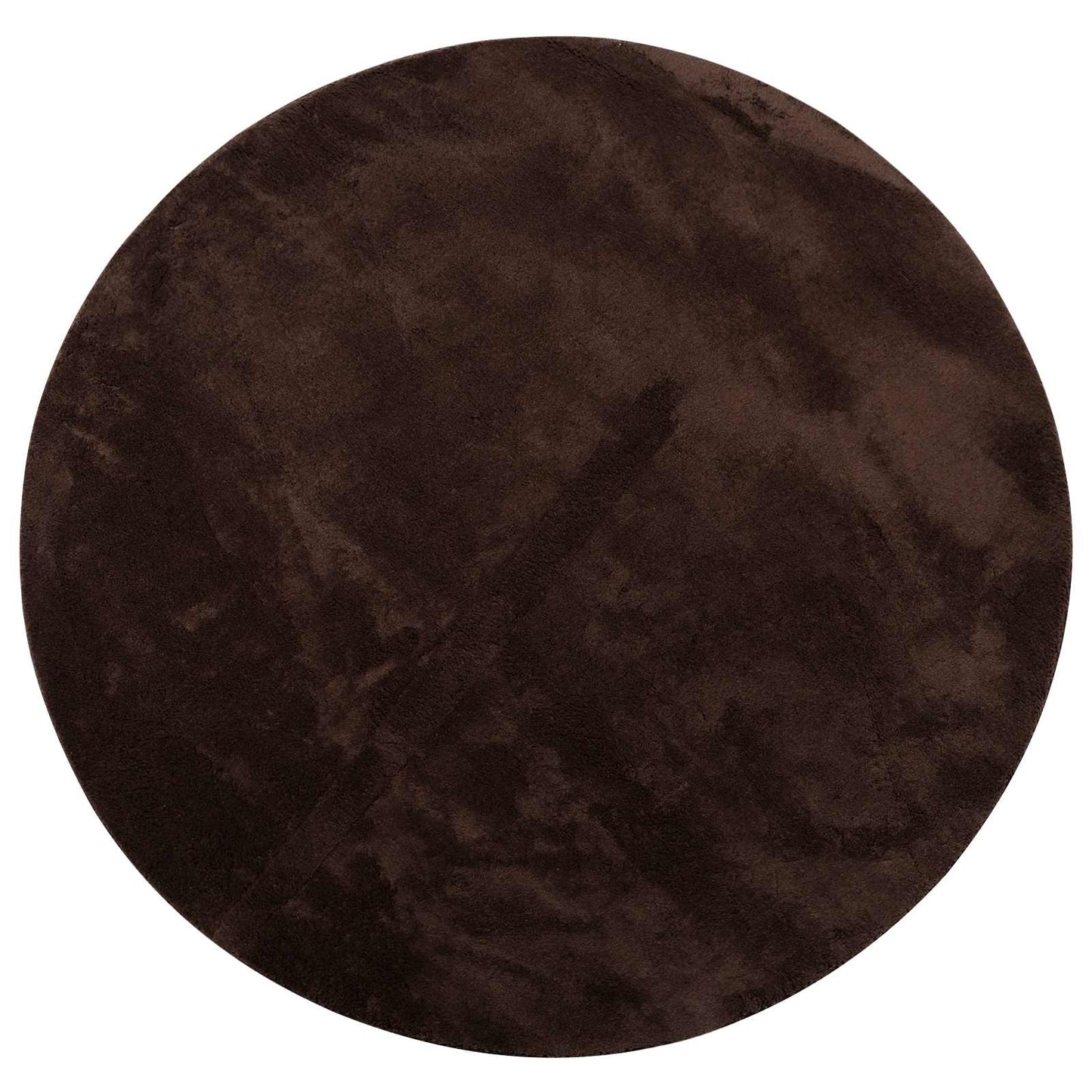 Tappeti per area Rotondo HUARTE Marrone Ã˜ 80 CM Poliestere