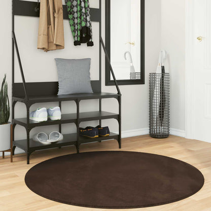 Tappeti per area Rotondo HUARTE Marrone Ã˜ 120 CM Poliestere