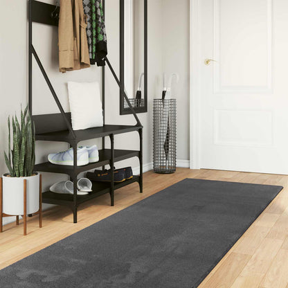 Tappeti per area HUARTE Antracite 500 x 80 cm Poliestere