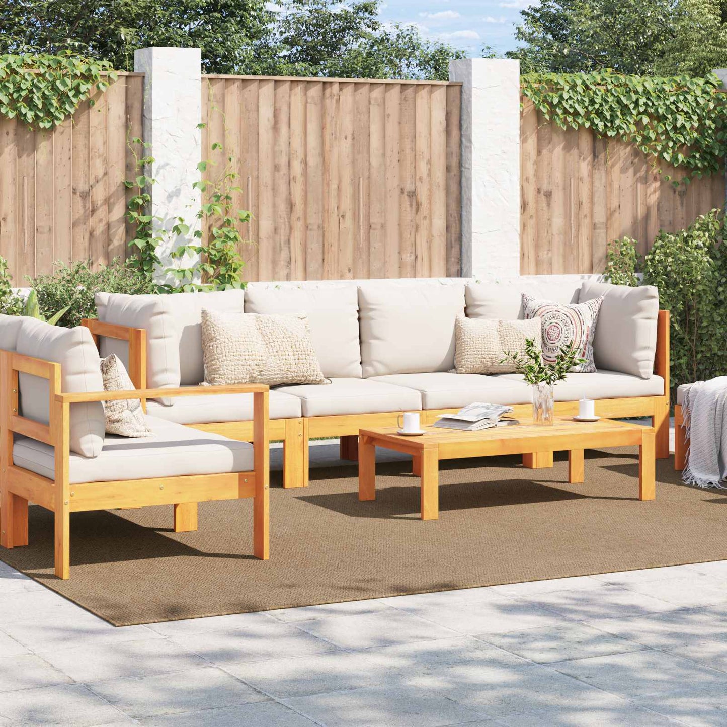 Tappeti per area AGIRA Naturale 280 x 200 cm Poliestere
