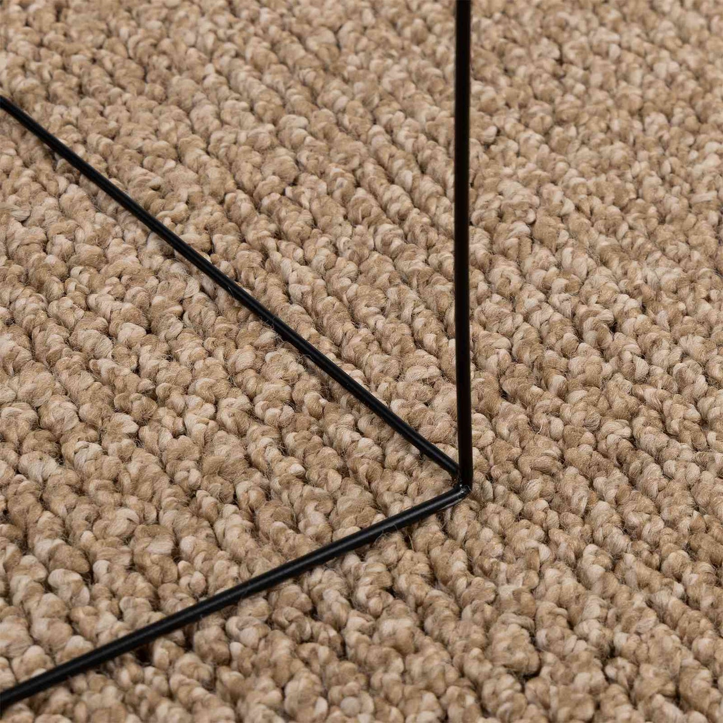 Tappeti per area Rotondo AGIRA Naturale Ã˜ 120 CM Poliestere