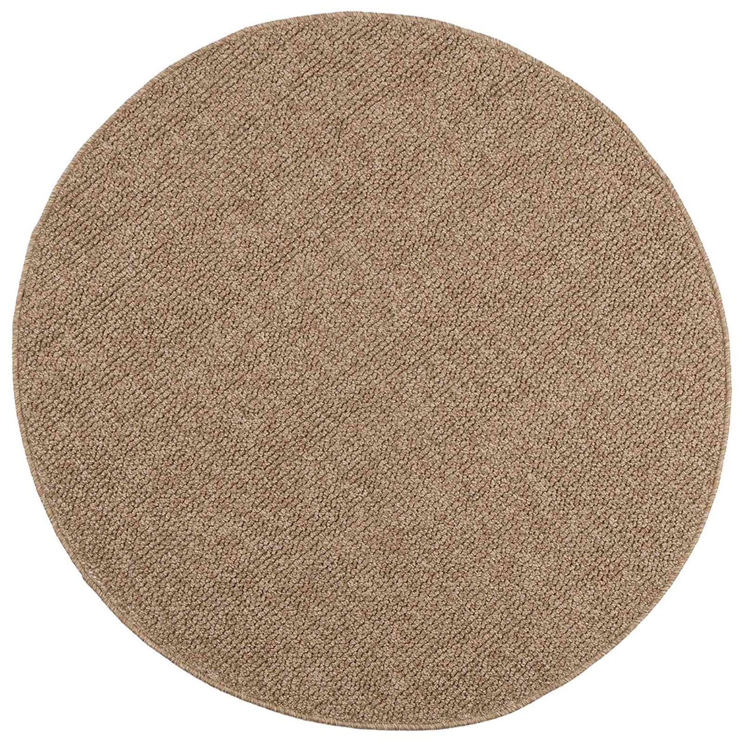Tappeti per area Rotondo AGIRA Naturale Ã˜ 160 CM Poliestere