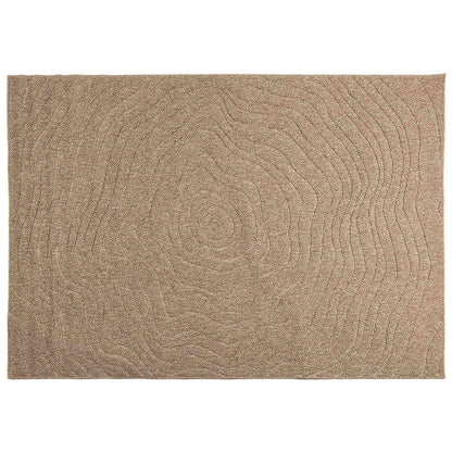 Tappeti per area MoirÃ© AGIRA Naturale 170 x 120 cm Poliestere