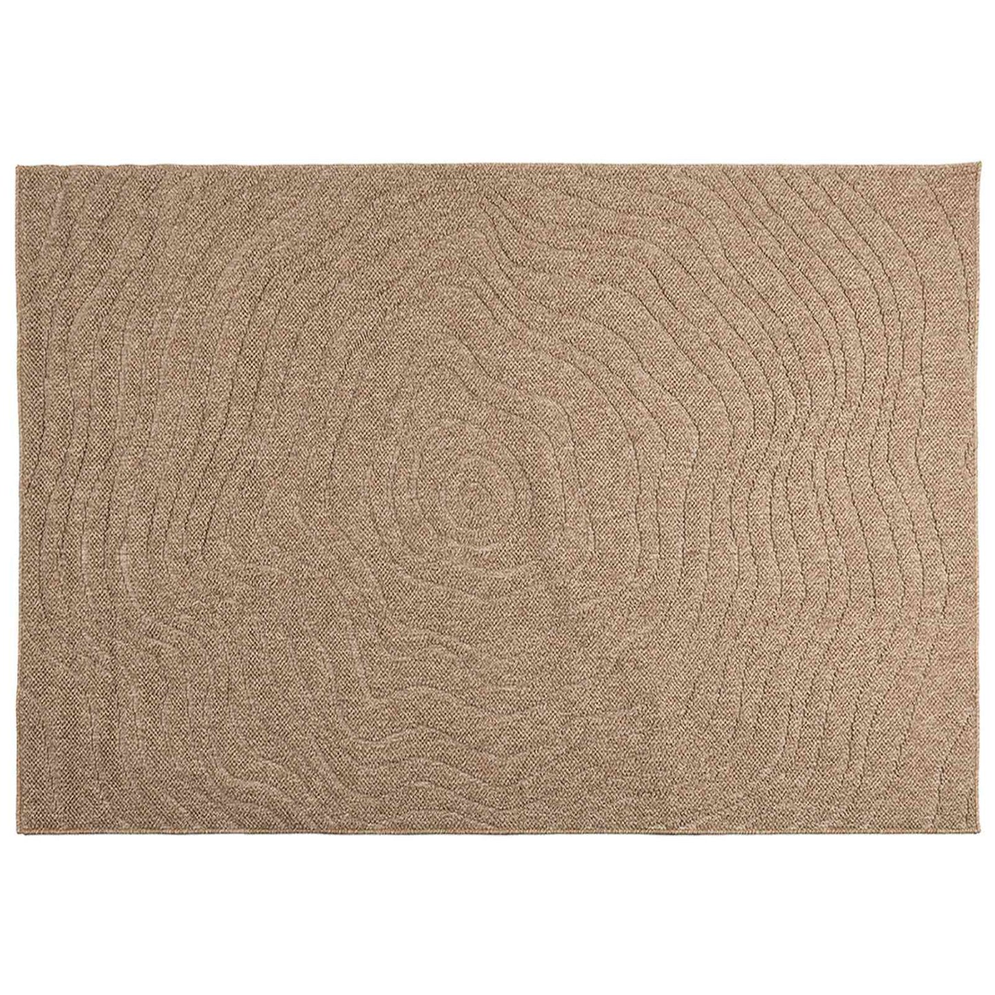 Tappeti per area MoirÃ© AGIRA Naturale 200 x 140 cm Poliestere