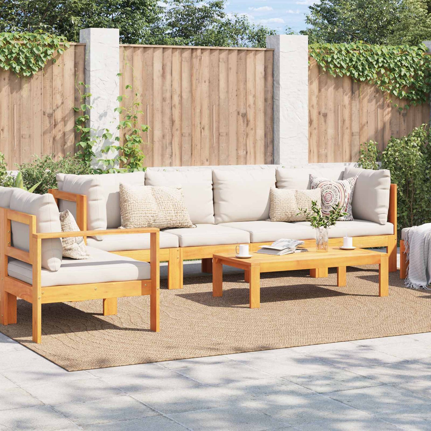 Tappeti per area MoirÃ© AGIRA Naturale 280 x 200 cm Poliestere