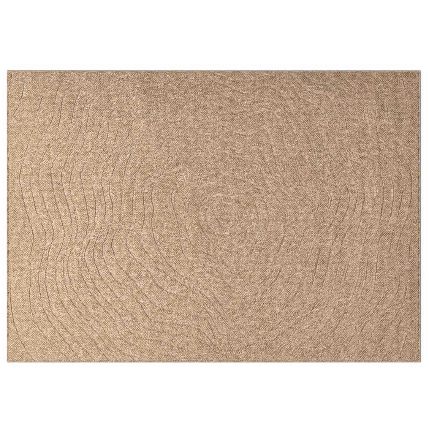 Tappeti per area MoirÃ© AGIRA Naturale 280 x 200 cm Poliestere