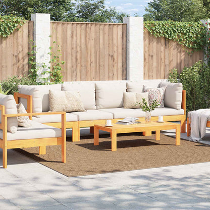 Tappeti per area MoirÃ© AGIRA Naturale 240 x 240 cm Poliestere