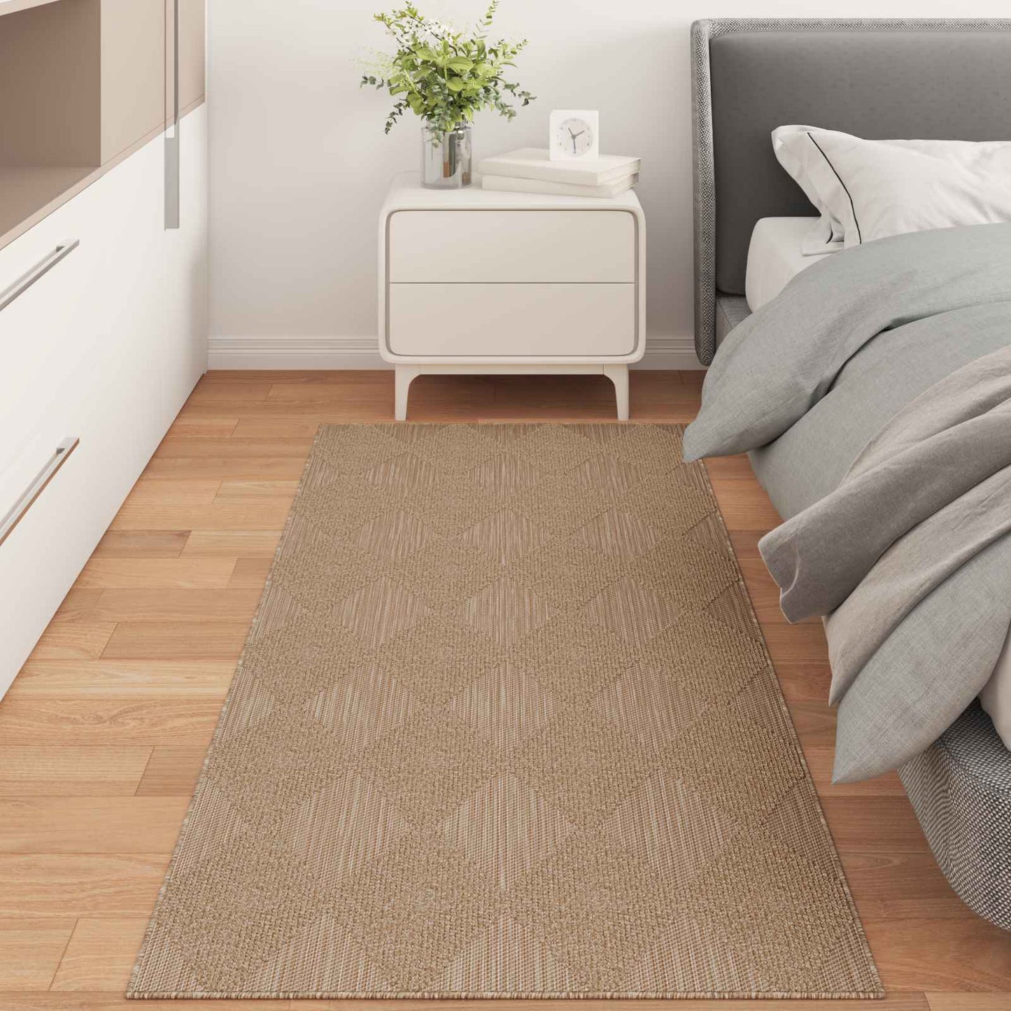 Tappeti per area AGIRA Naturale 150 x 80 cm Poliestere