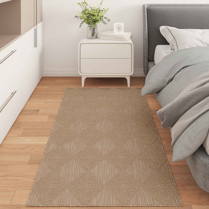 Tappeti per area AGIRA Naturale 200 x 80 cm Poliestere
