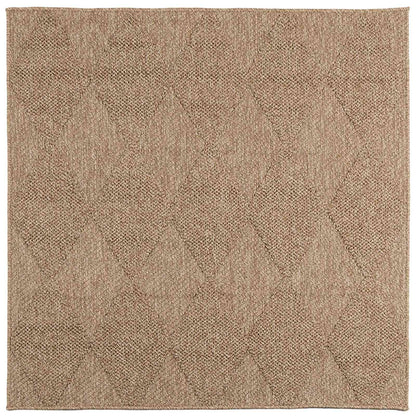 Tappeti per area Quadrato AGIRA Naturale 200 x 200 cm