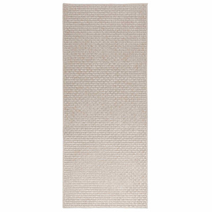 Tappeti per area Rettangolare FARO Crema 200 x 80 cm Poliestere