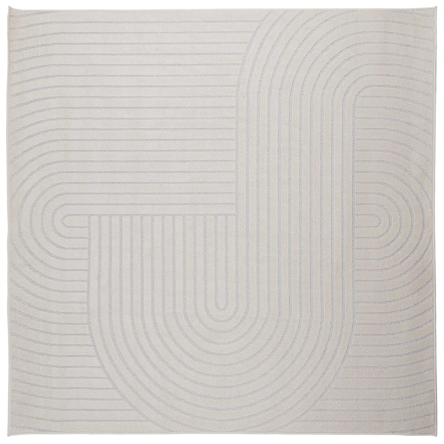 Tappeti per area Quadrato PALMERAS Crema 120 x 120 cm