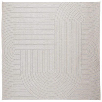 Tappeti per area Quadrato PALMERAS Crema 200 x 200 cm