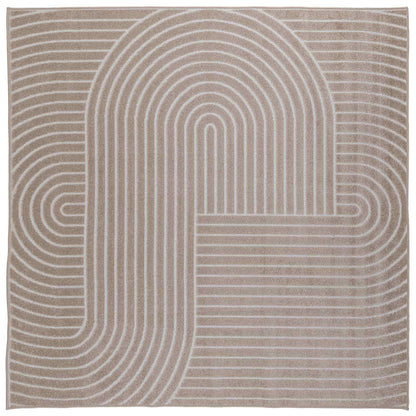Tappeti per area Quadrato PALMERAS Beige 200 x 200 cm