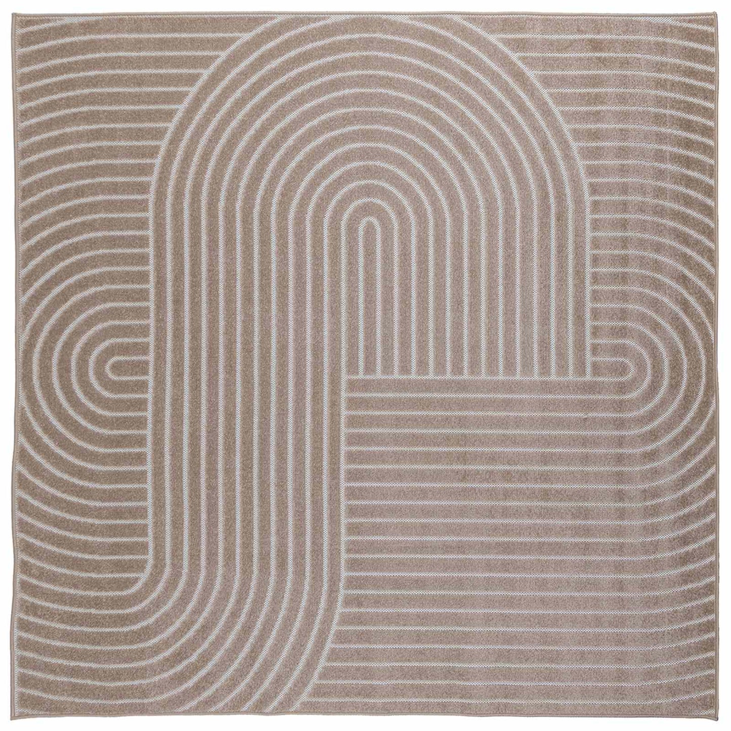 Tappeti per area Quadrato PALMERAS Beige 240 x 240 cm