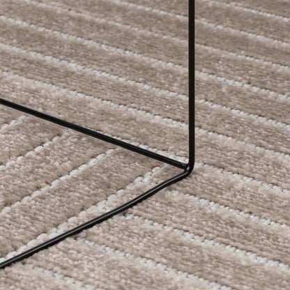Tappeti per area Rotondo PALMERAS Beige Ã˜ 120 CM Poliestere