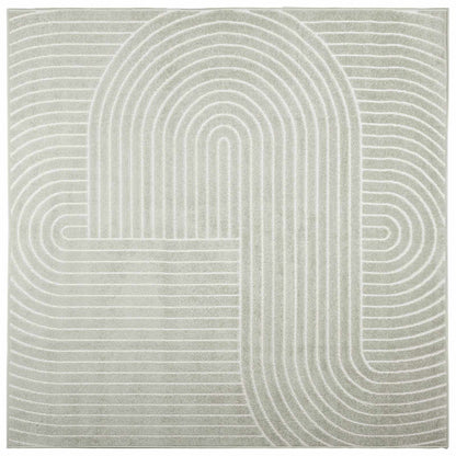 Tappeti per area Quadrato PALMERAS Verde 240 x 240 cm