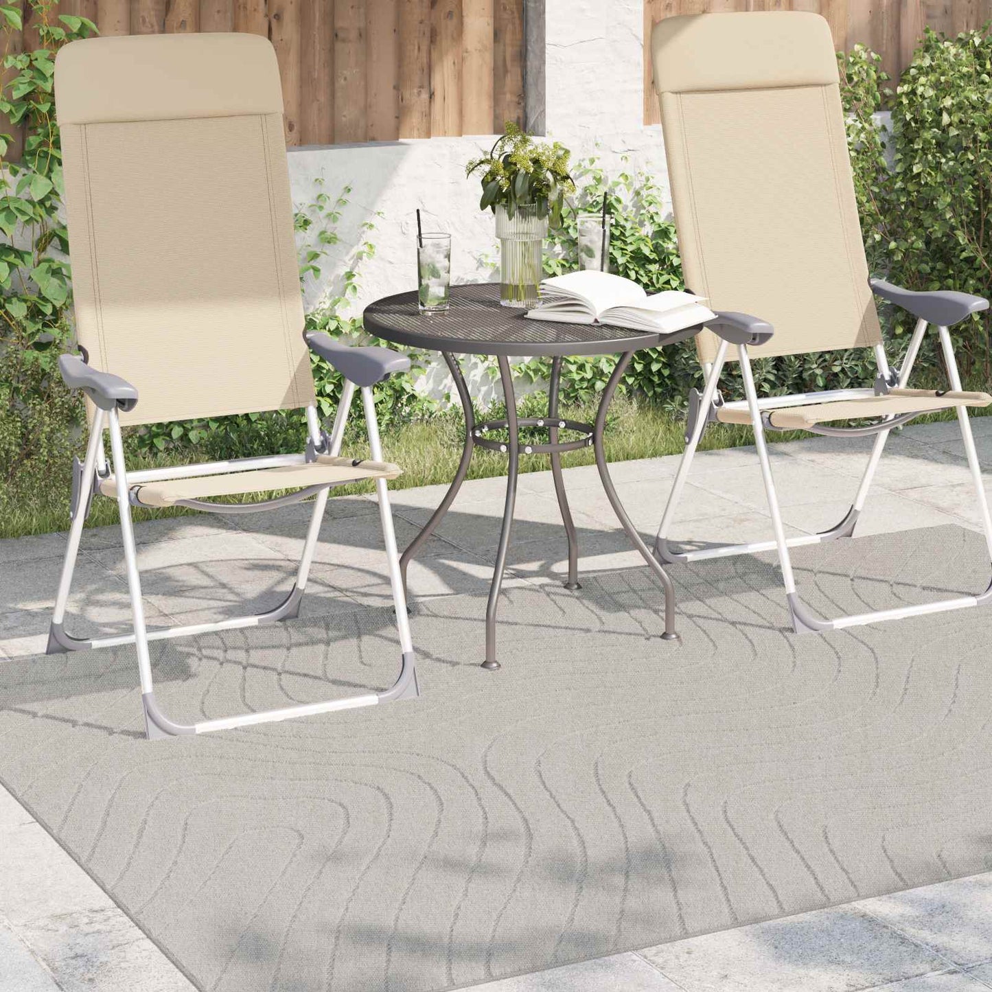 Tappeti per area PALMERAS Crema 200 x 140 cm Poliestere