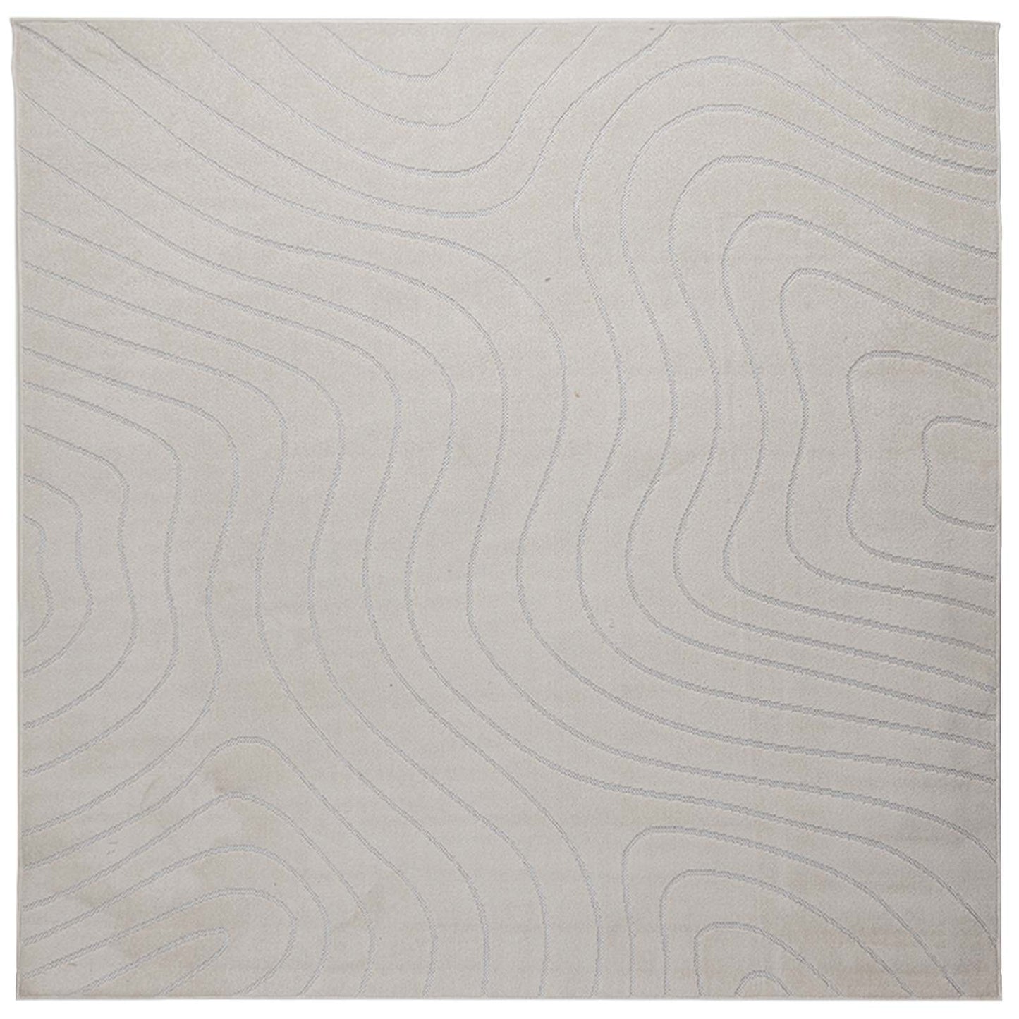 Tappeti per area Quadrato PALMERAS Crema 200 x 200 cm