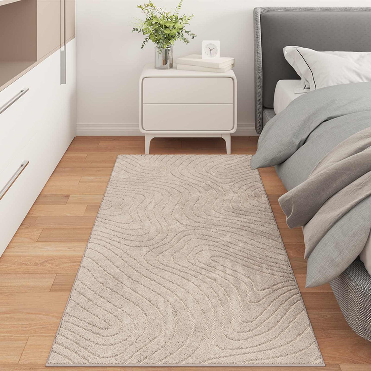 Tappeti per area PALMERAS Beige 150 x 80 cm Poliestere