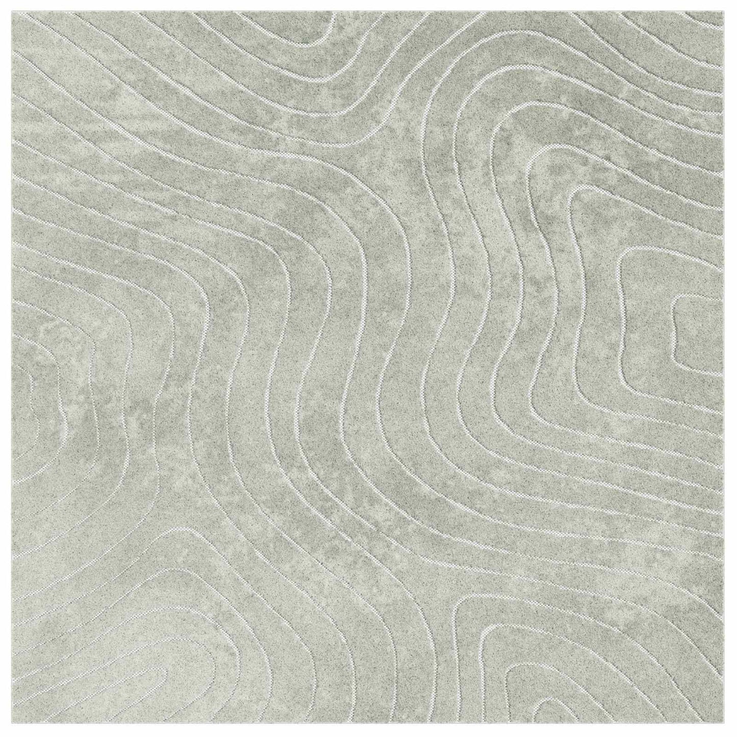 Tappeti per area Quadrato PALMERAS Verde 240 x 240 cm
