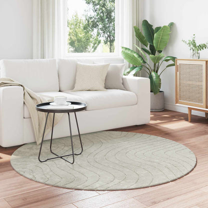 Tappeti per area Rotondo PALMERAS Verde Ã˜ 120 CM Poliestere