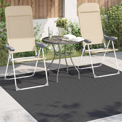 Tappeti per area PALMERAS Antracite 200 x 200 cm Poliestere