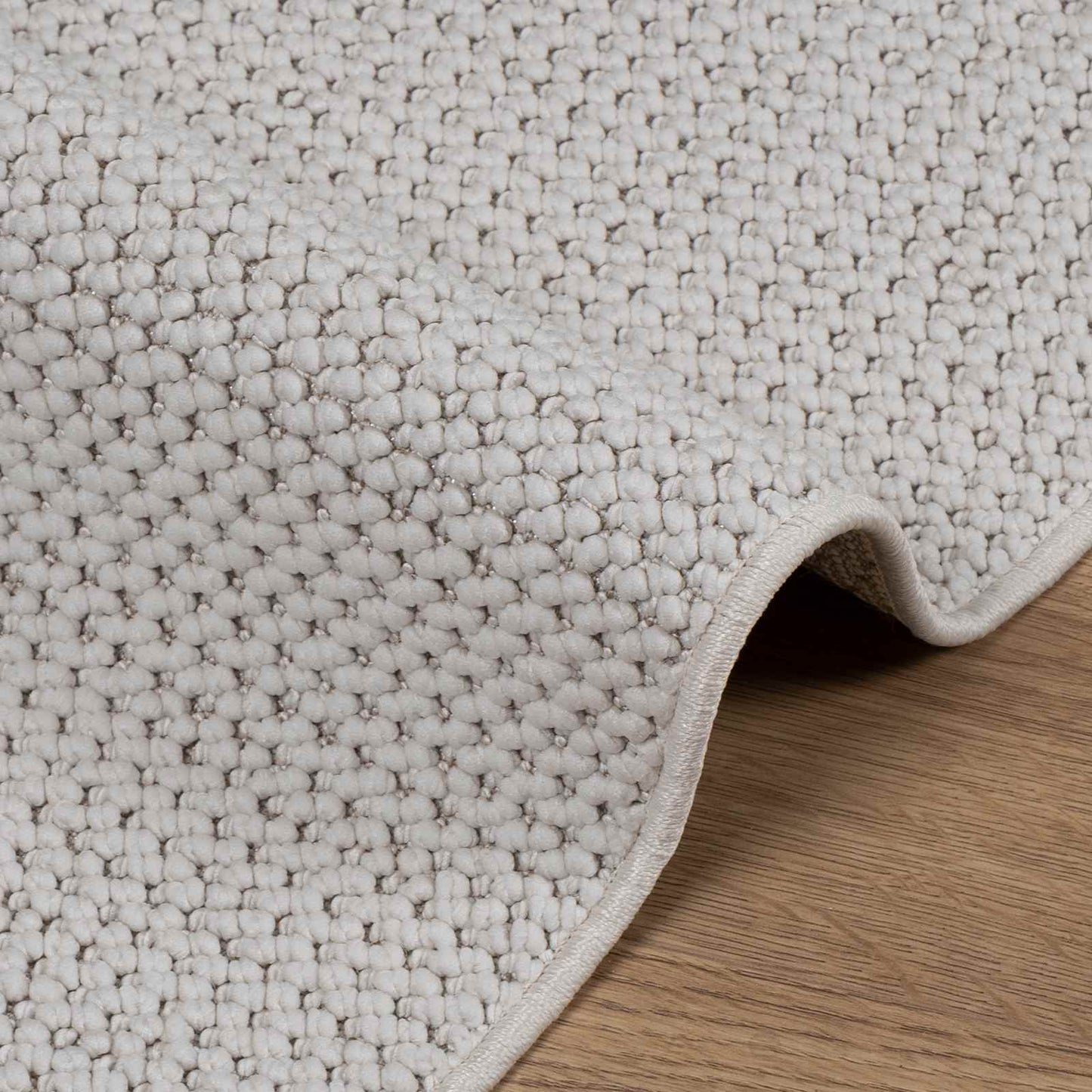 Tappeti per area Rettangolare LUGO Crema 200 x 80 cm Poliestere